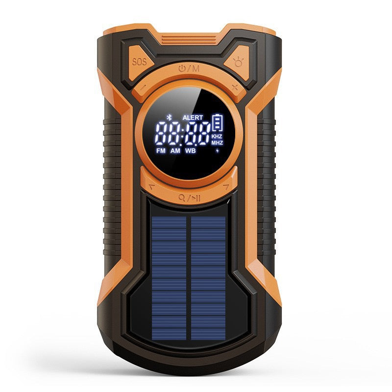Multi flashlight | Hand Crank &Solar Power Bank for Camping, Hiking & Outdoor Adventures