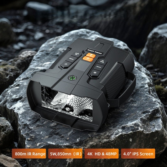 4K Night Vision device | 800m IR Range | 32GB Card & 4" Screen