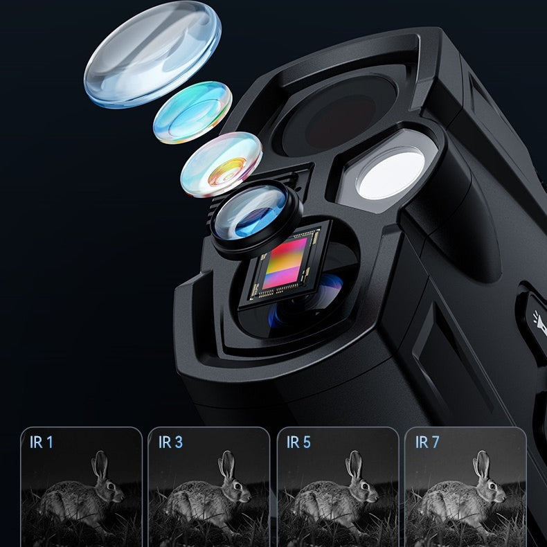 4K Night Vision device | 800m IR Range | 32GB Card & 4" Screen