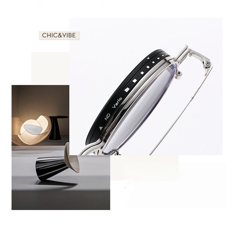 9-Level Adjustable Magnetic ND Sunglasses