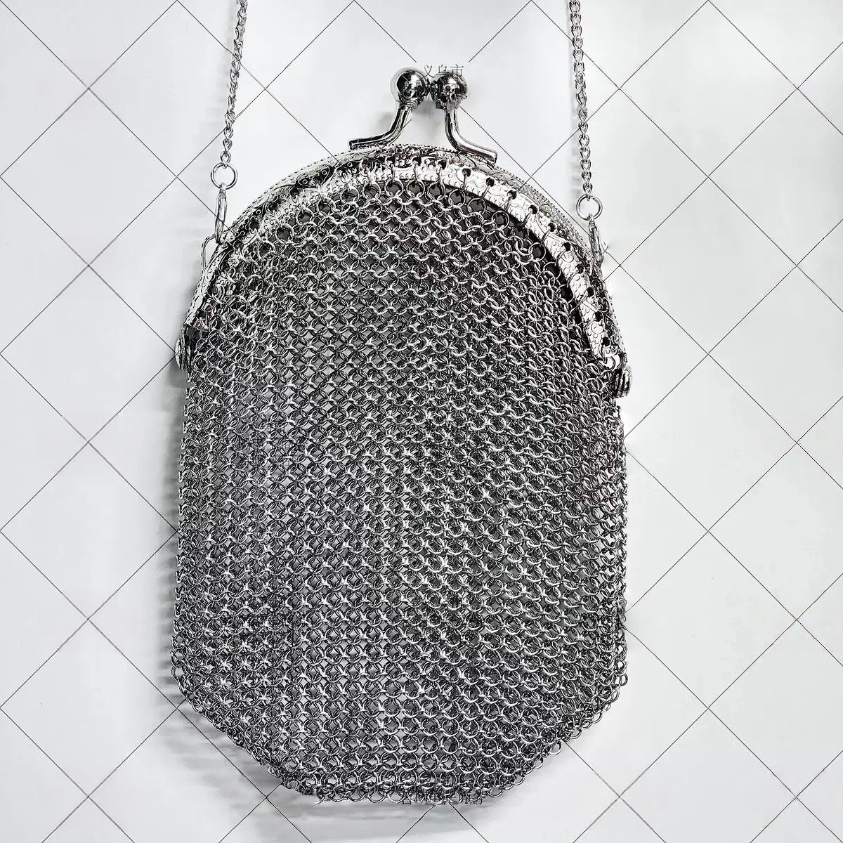 British Vintage Chainmail Mesh Purse