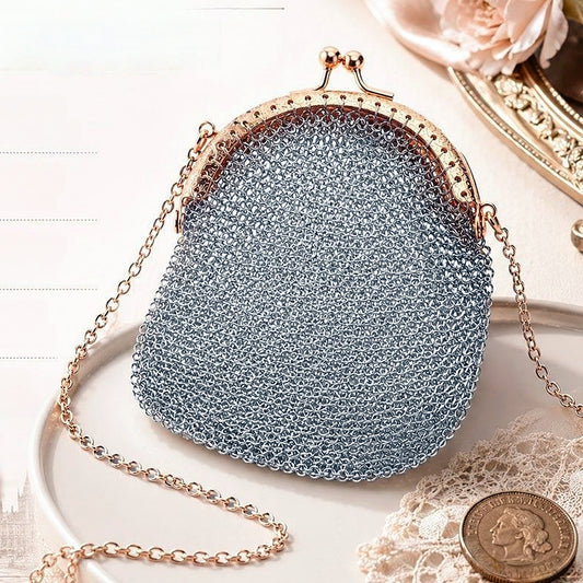 British Vintage Chainmail Mesh Purse