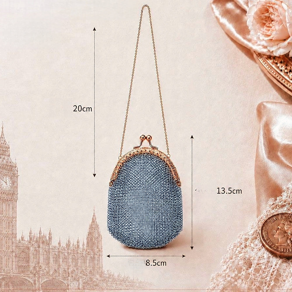 British Vintage Chainmail Mesh Purse