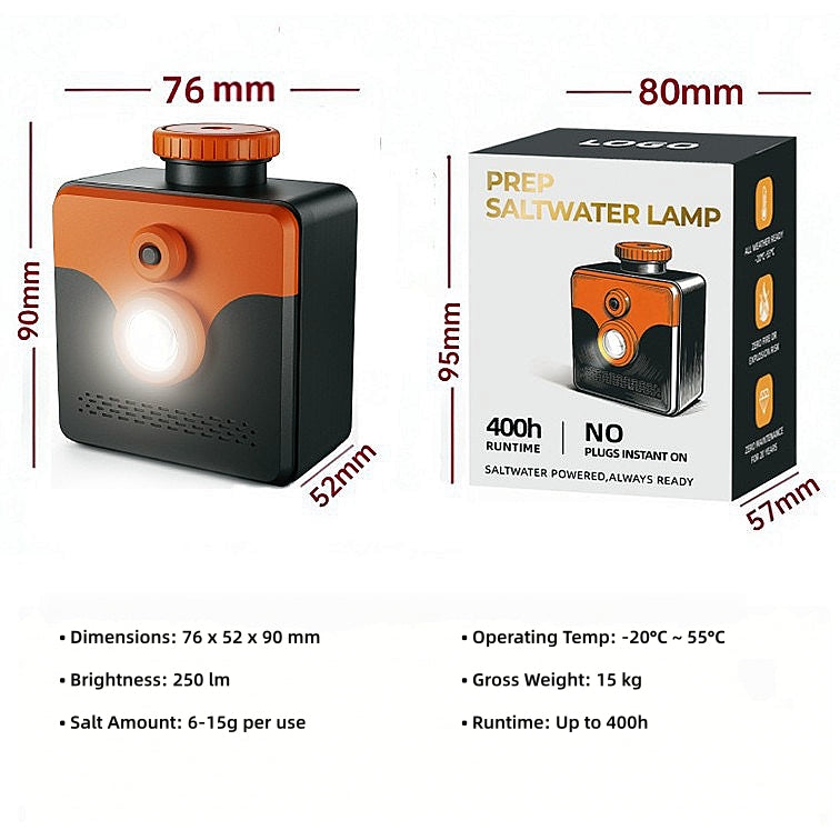 H2O Powered LED Light