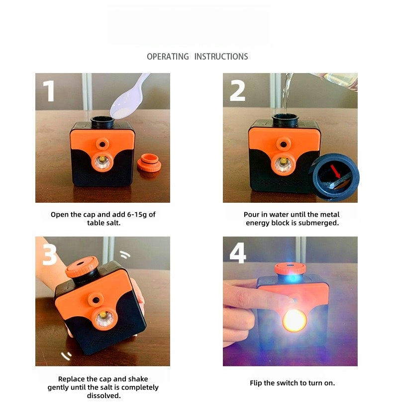 H2O Powered LED Light