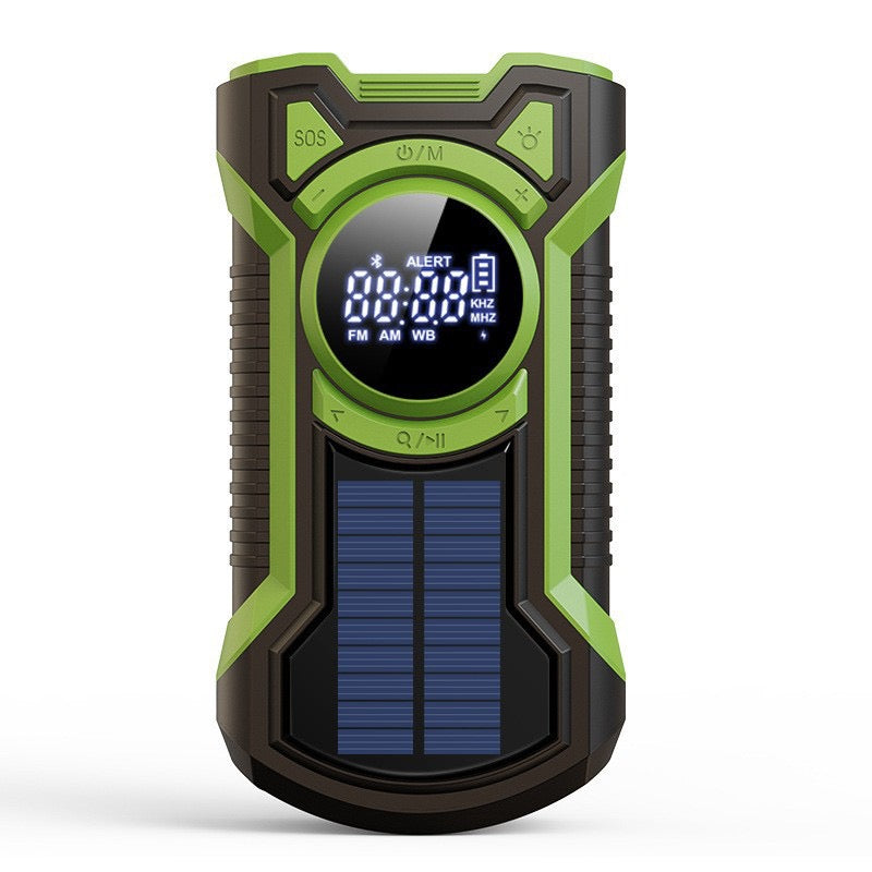 Multi flashlight | Hand Crank &Solar Power Bank for Camping, Hiking & Outdoor Adventures